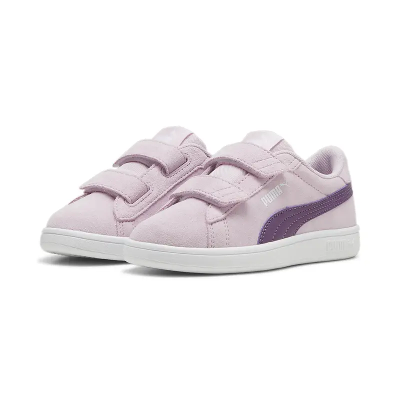 Sneakers Smash 3.0 Suede da bambini PUMA Grape Mist Crushed Berry White Purple | Puma Rosa pallido