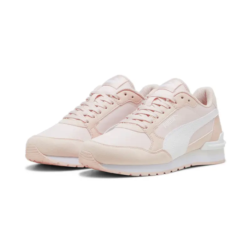 Sneakers ST Runner v4 in nylon unisex PUMA Island Pink White Feather Gray | Puma Rosa