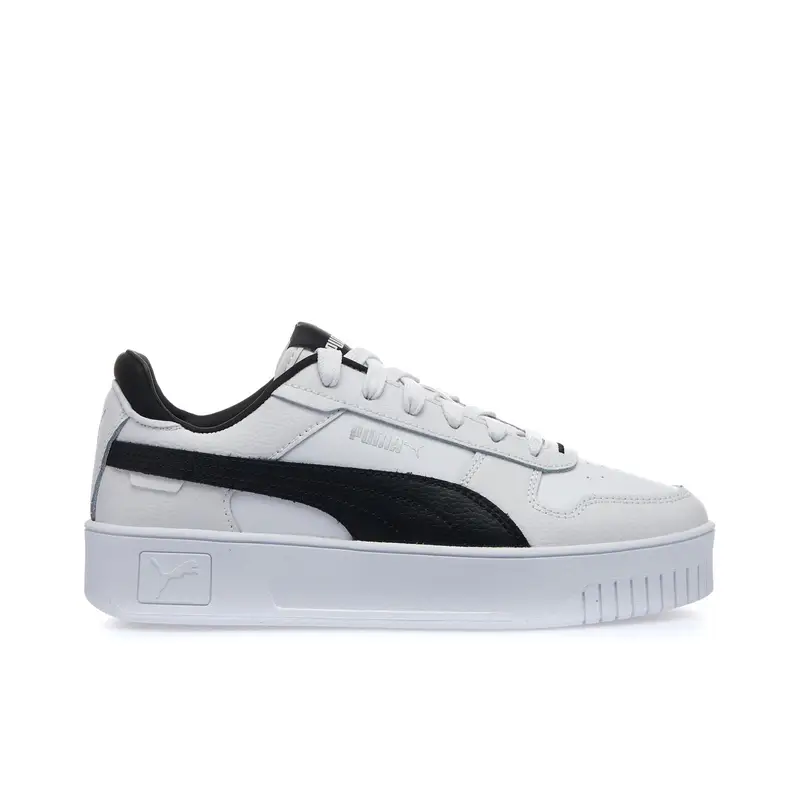 Sneakers tennis Carina Street bianche con platform