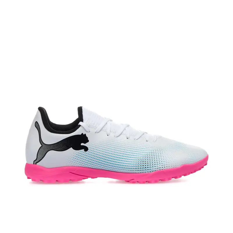 Sneakers uomo da calcetto bianche con logo