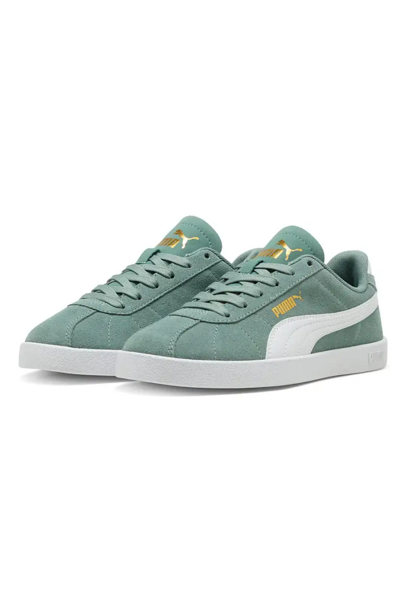 Sneakers Verde con Tomaia In Pelle e Suola Softfoam PUMA Club II Jr [VERDE miniatura 2