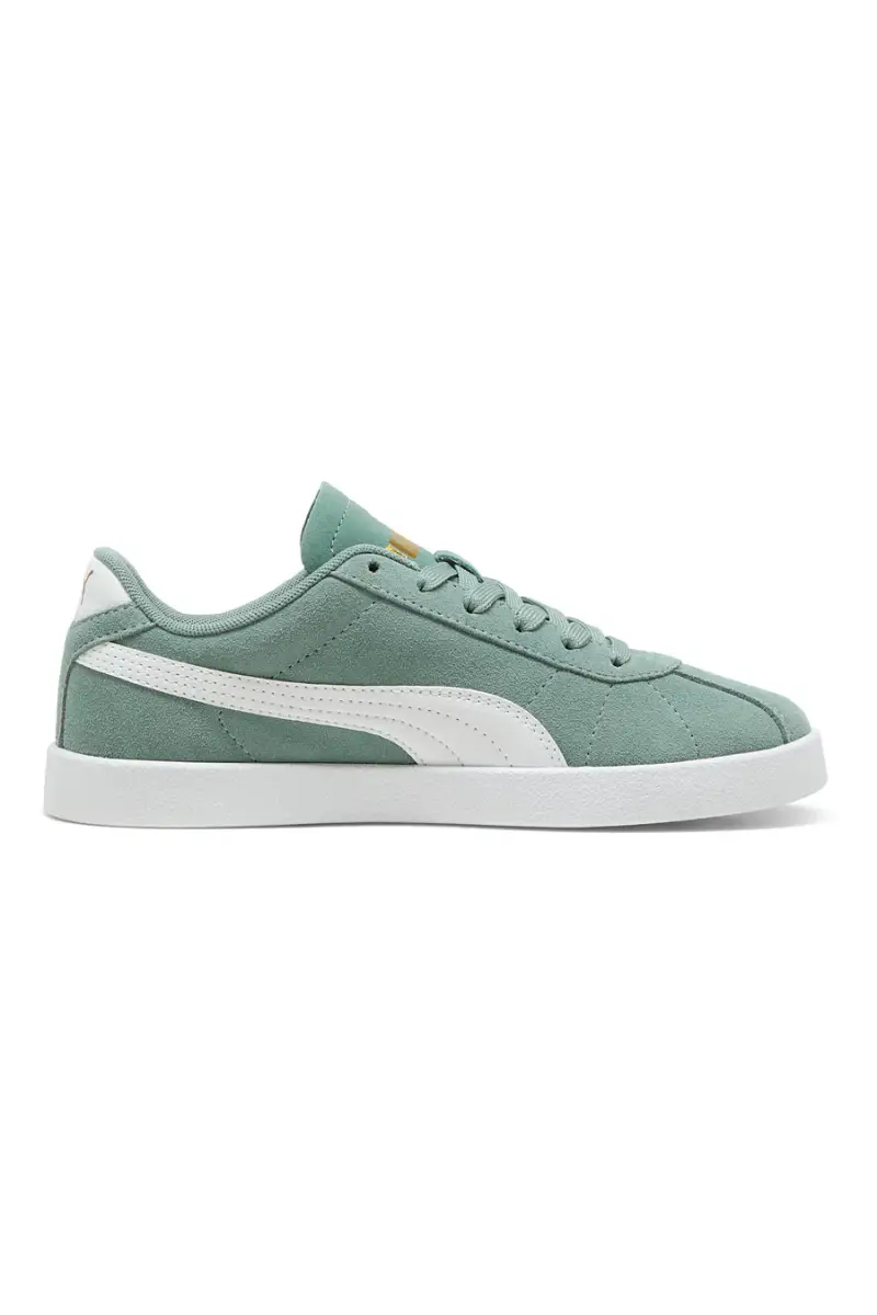 Sneakers Verde con Tomaia In Pelle e Suola Softfoam PUMA Club II Jr [VERDE miniatura 4