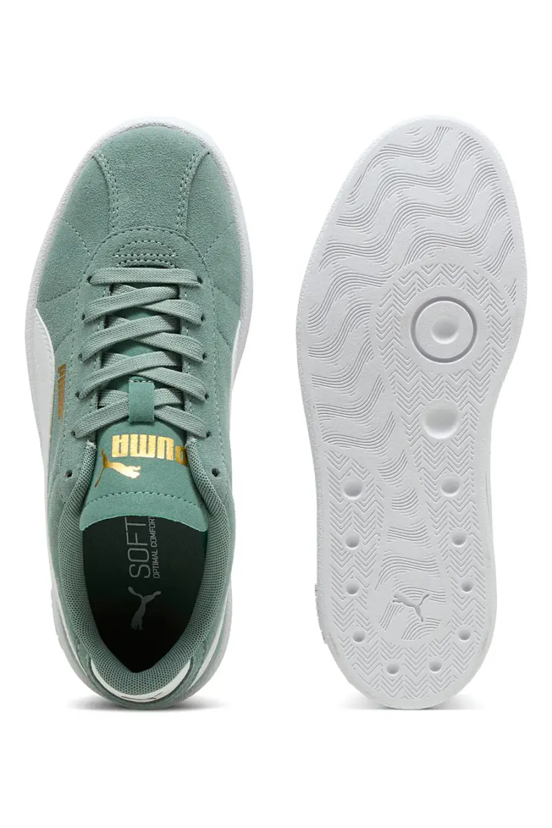 Sneakers Verde con Tomaia In Pelle e Suola Softfoam PUMA Club II Jr [VERDE miniatura 5
