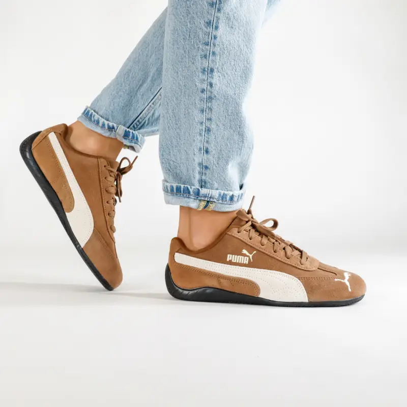 Speedcat Marrone Bianco