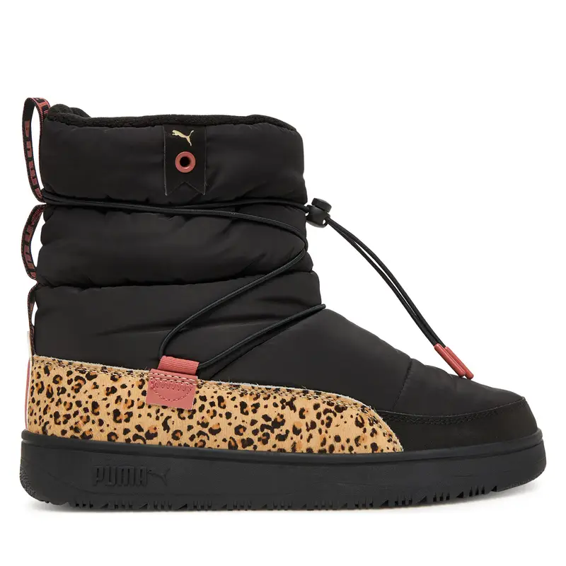 Stivali da neve Puma Snowbae Wns Animal Flair 402654 01 Nero