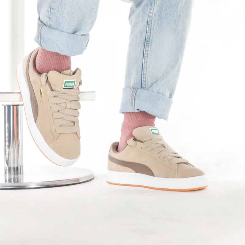 Suede Xl Camoscio Beige Marrone