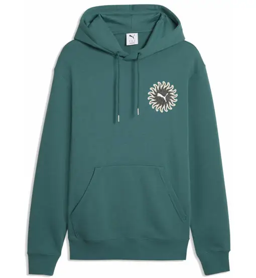 Sunset Drive - felpa con cappuccio - uomo Green