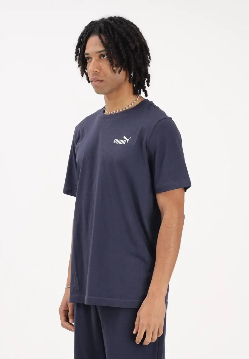 T-shirt a manica corta Better Classics blu da uomo