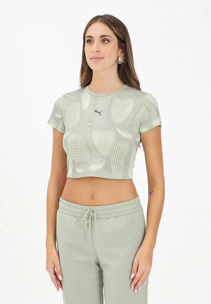 Puma T-shirt Donna Verde 2262408