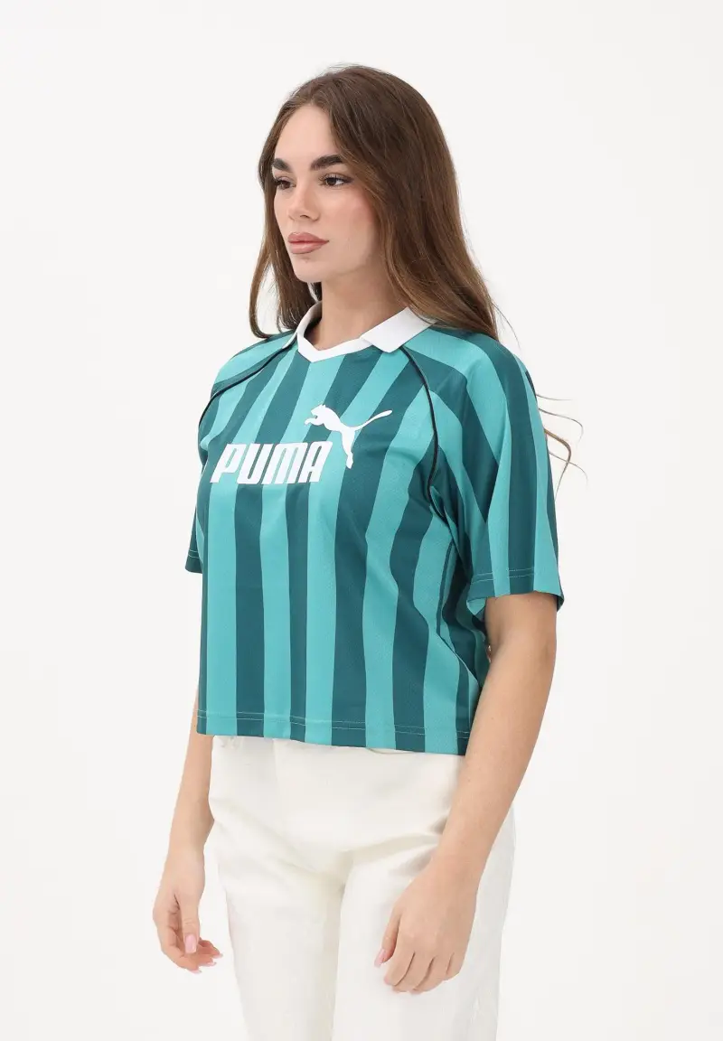 T-shirt a manica corta ESS Jersey verde acqua da donna