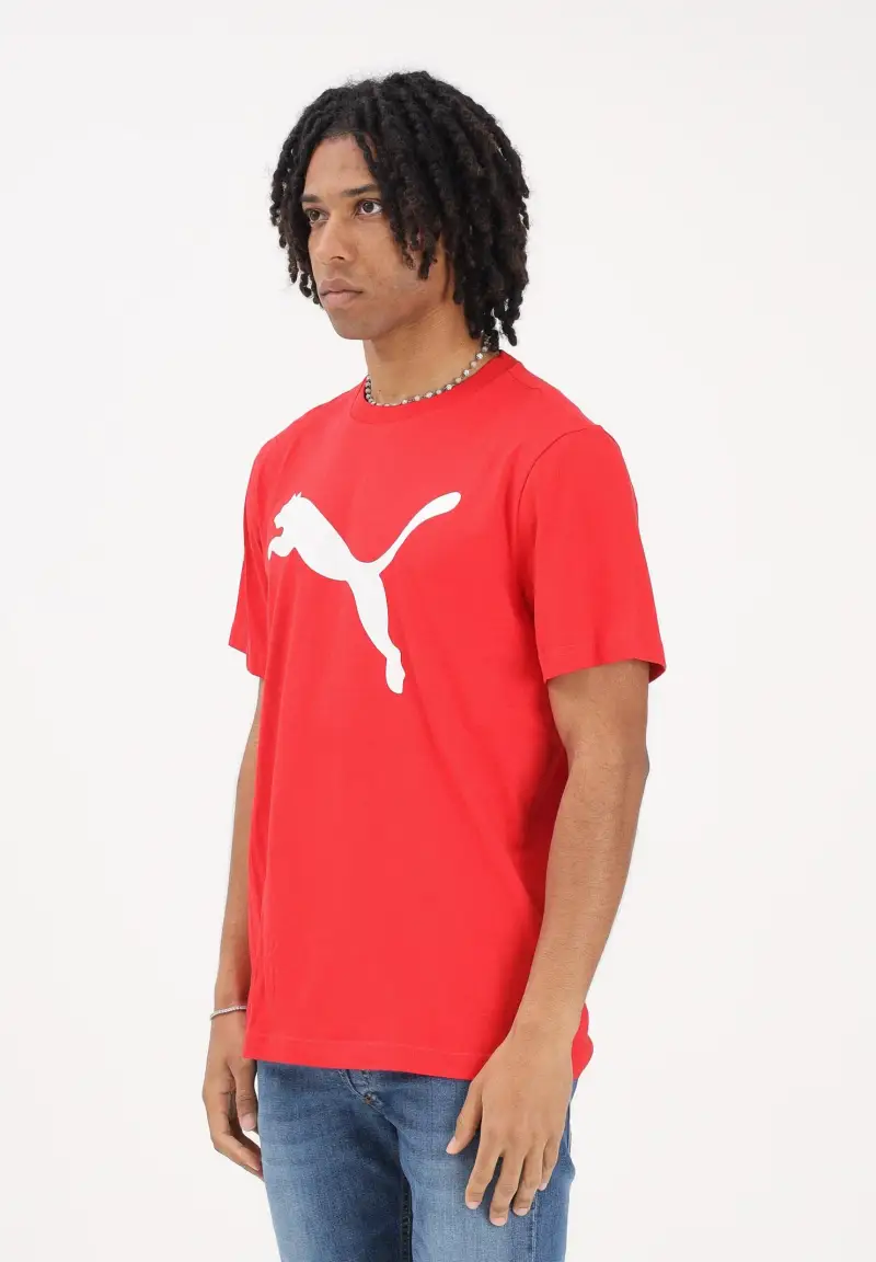 T-shirt a manica corta Ess rossa da uomo