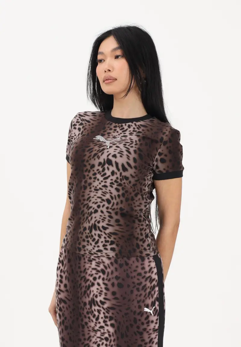 Puma T-shirt Donna Marrone 4323306 miniatura 2