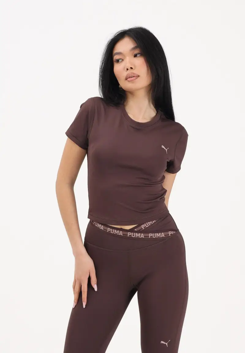 Puma T-shirt Donna Marrone 4323264 miniatura 2