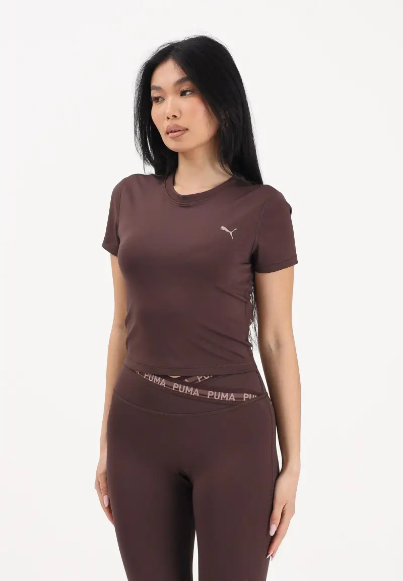 Puma T-shirt Donna Marrone 4323264