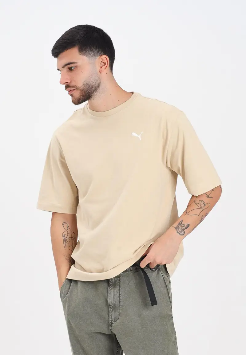 Puma T-shirt Uomo Beige 2817034 miniatura 2