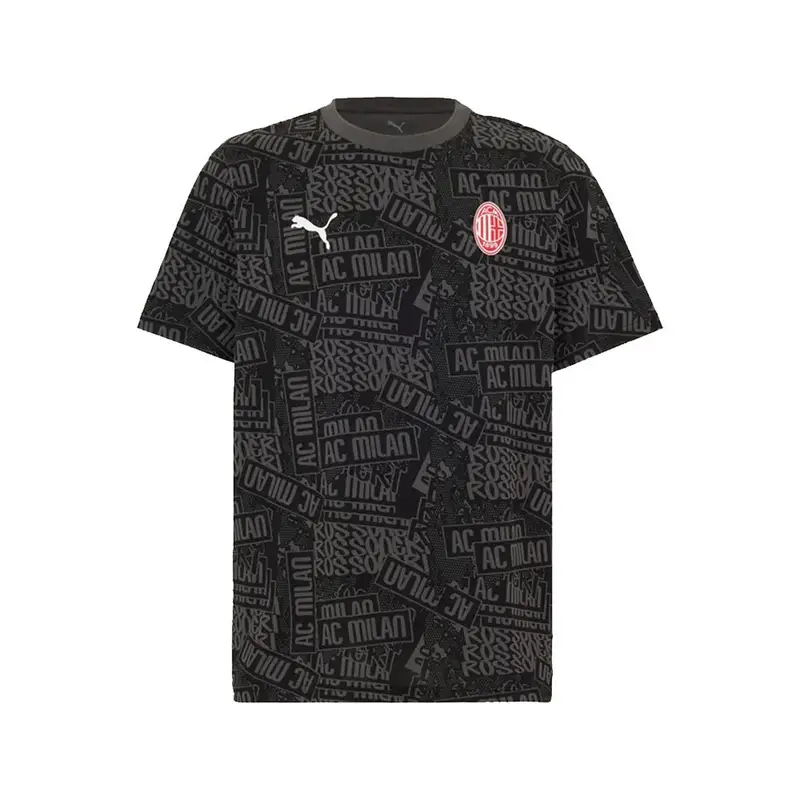 T-Shirt Ac Milan Culture con grafica Nero Uomo L