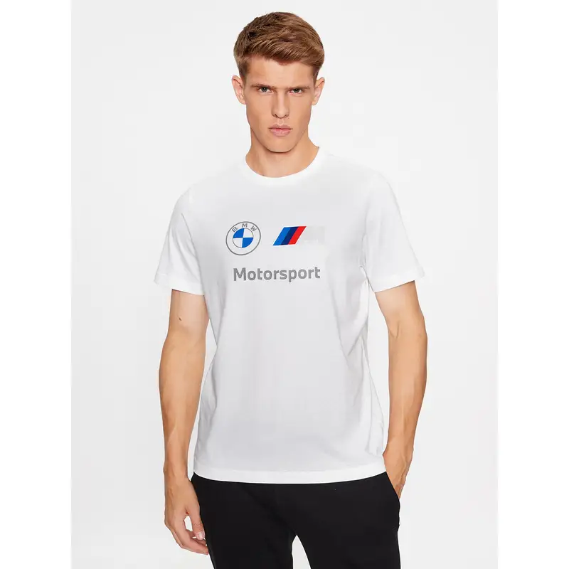 T-shirt Bmw Mms Ess Logo 621314 Bianco Regular Fit