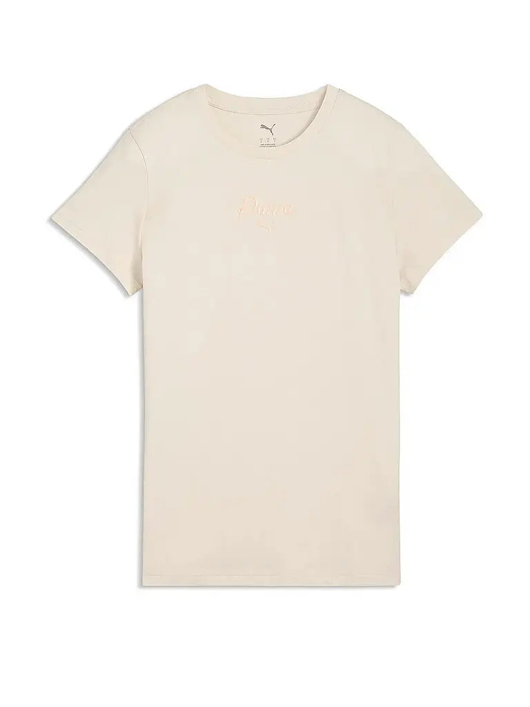 T-Shirt da donna Essentials Script crema | XS