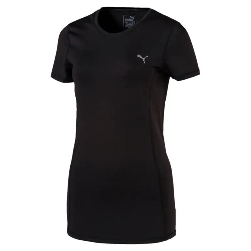 T-Shirt Donna Giro Mm Nero XS