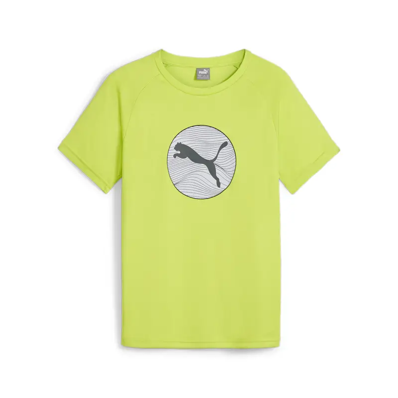 T-shirt grafica ACTIVE SPORTS per ragazzi PUMA Lime Pow Green | Puma Verde