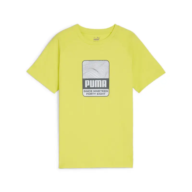 T-shirt grafica ACTIVE SPORTS per ragazzi PUMA Lime Sheen Green | Puma Verde anice