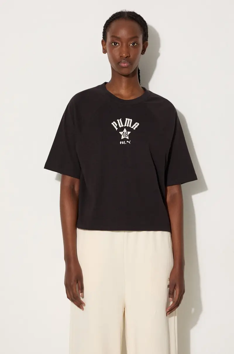 Puma T-shirt Donna Nero 2253970