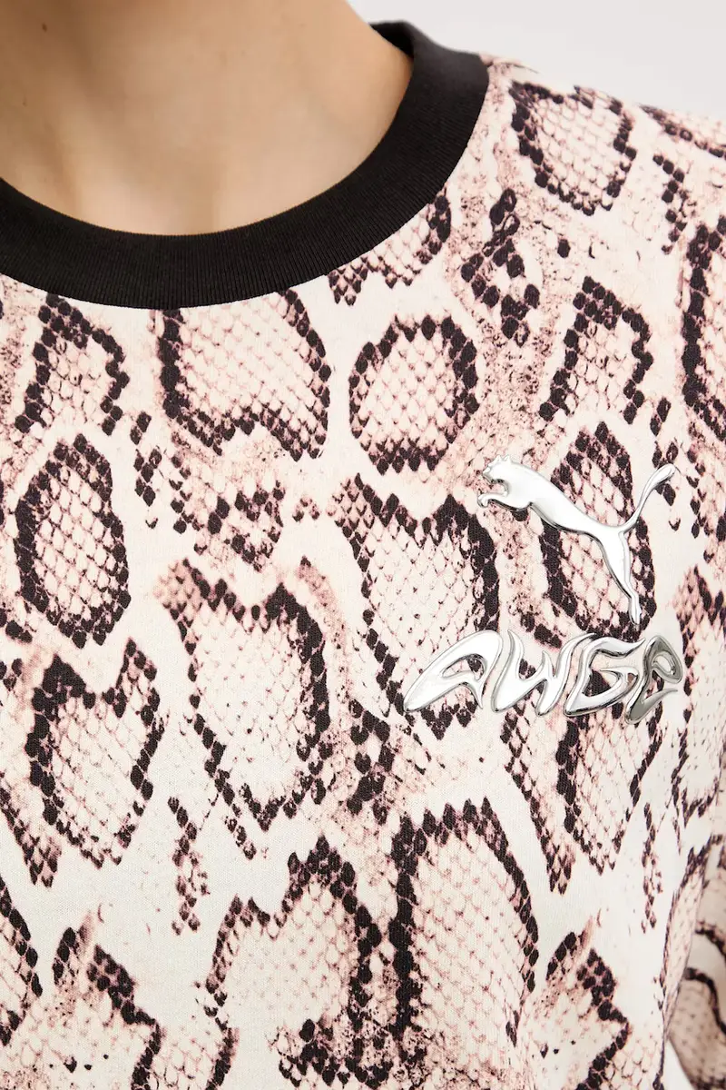 Puma T-shirt Donna Beige 3575105 miniatura 5