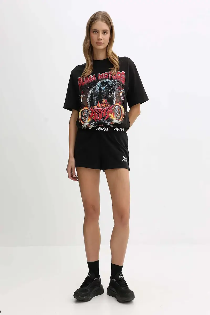 Puma T-shirt Donna Nero 3171974 miniatura 2