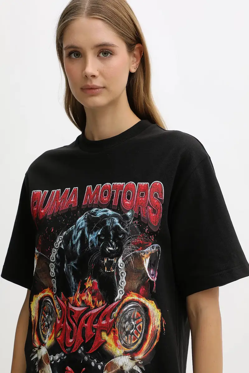 Puma T-shirt Donna Nero 3171974 miniatura 4