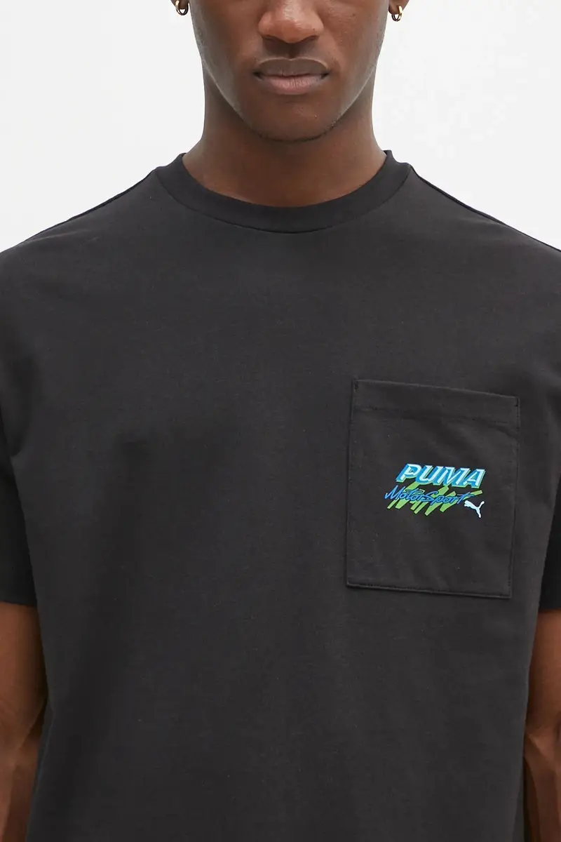 Puma T-shirt Uomo Nero 3171984 miniatura 4