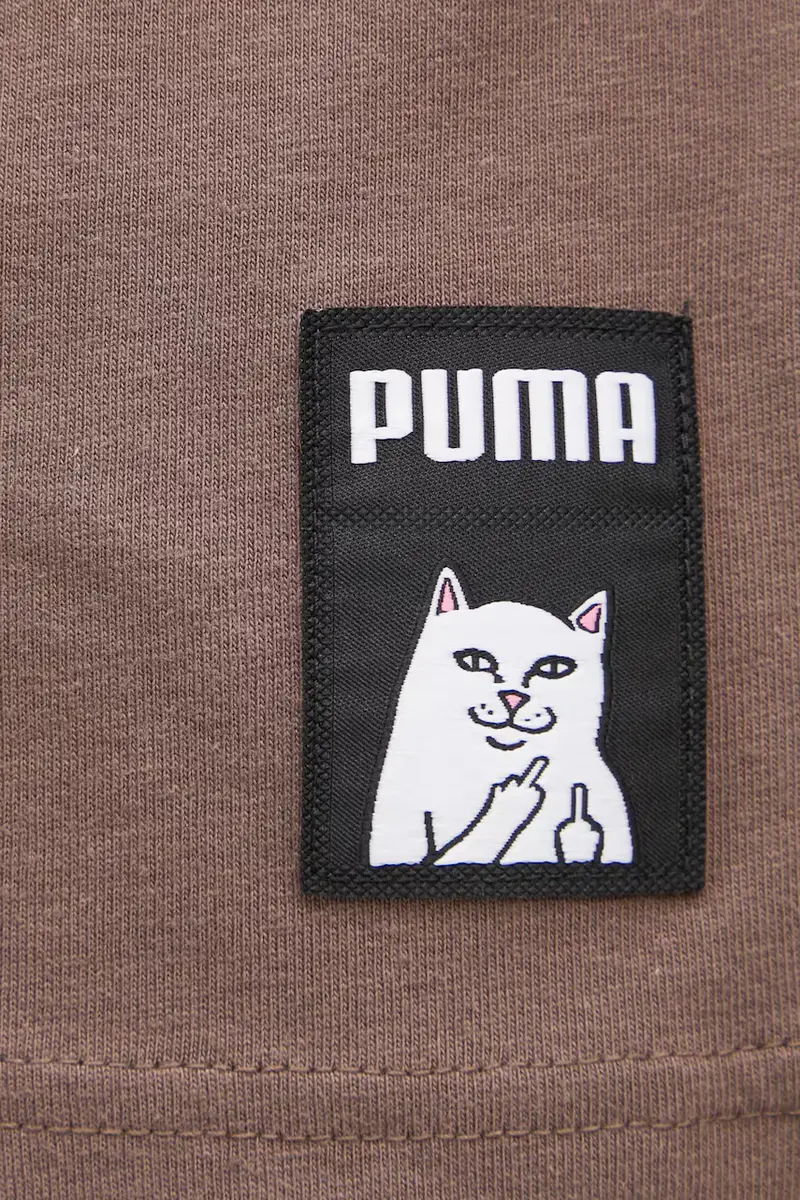 Puma T-shirt Uomo Marrone 3039534 miniatura 5