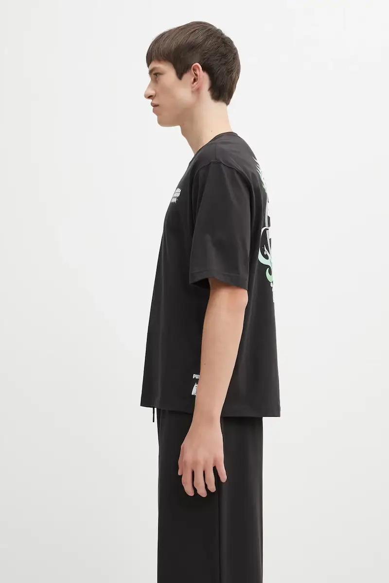 Puma T-shirt Uomo Nero 3039589 miniatura 2