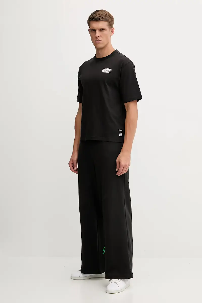 Puma T-shirt Uomo Nero 3649446 miniatura 2