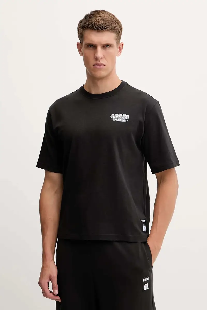 Puma T-shirt Uomo Nero 3649446 miniatura 3