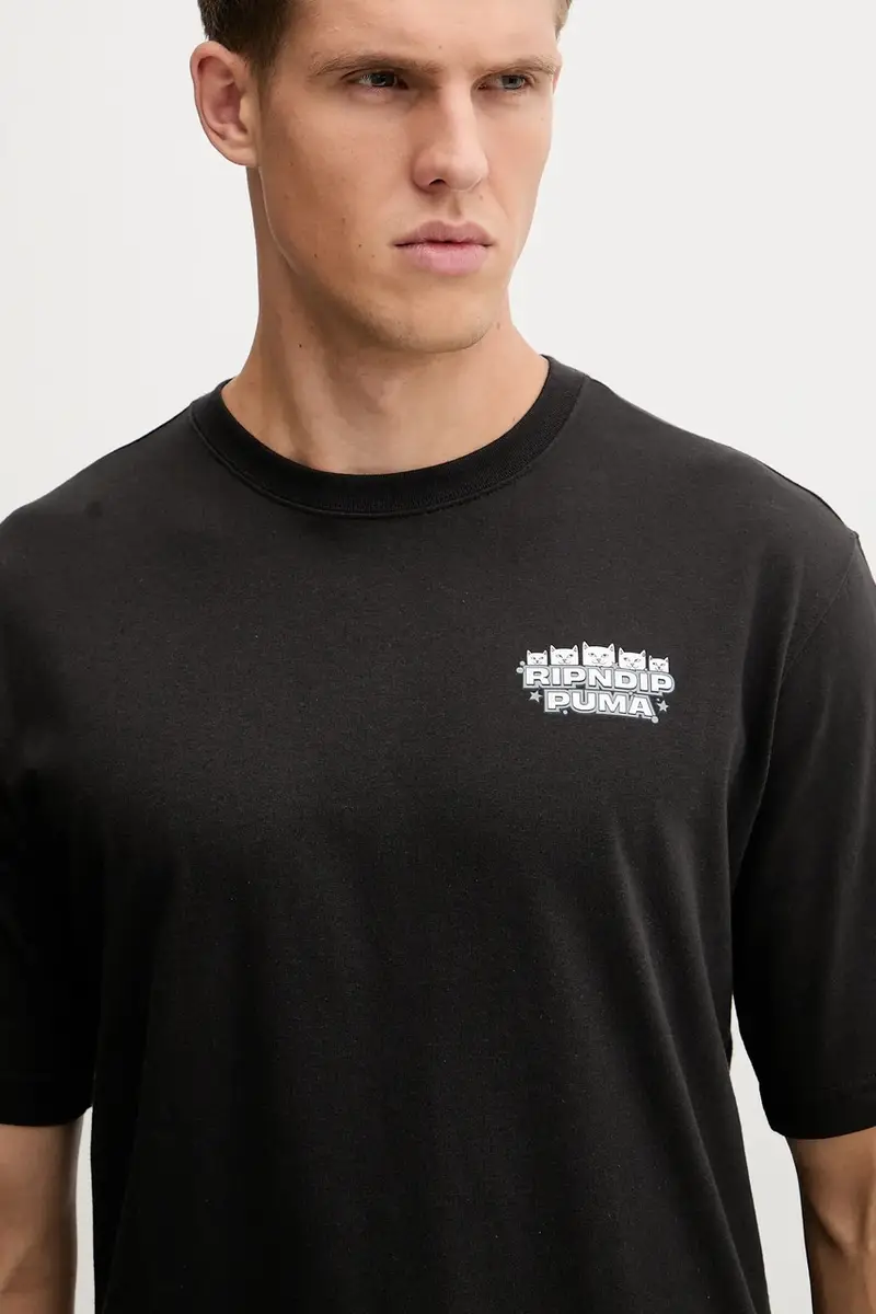 Puma T-shirt Uomo Nero 3649446 miniatura 4