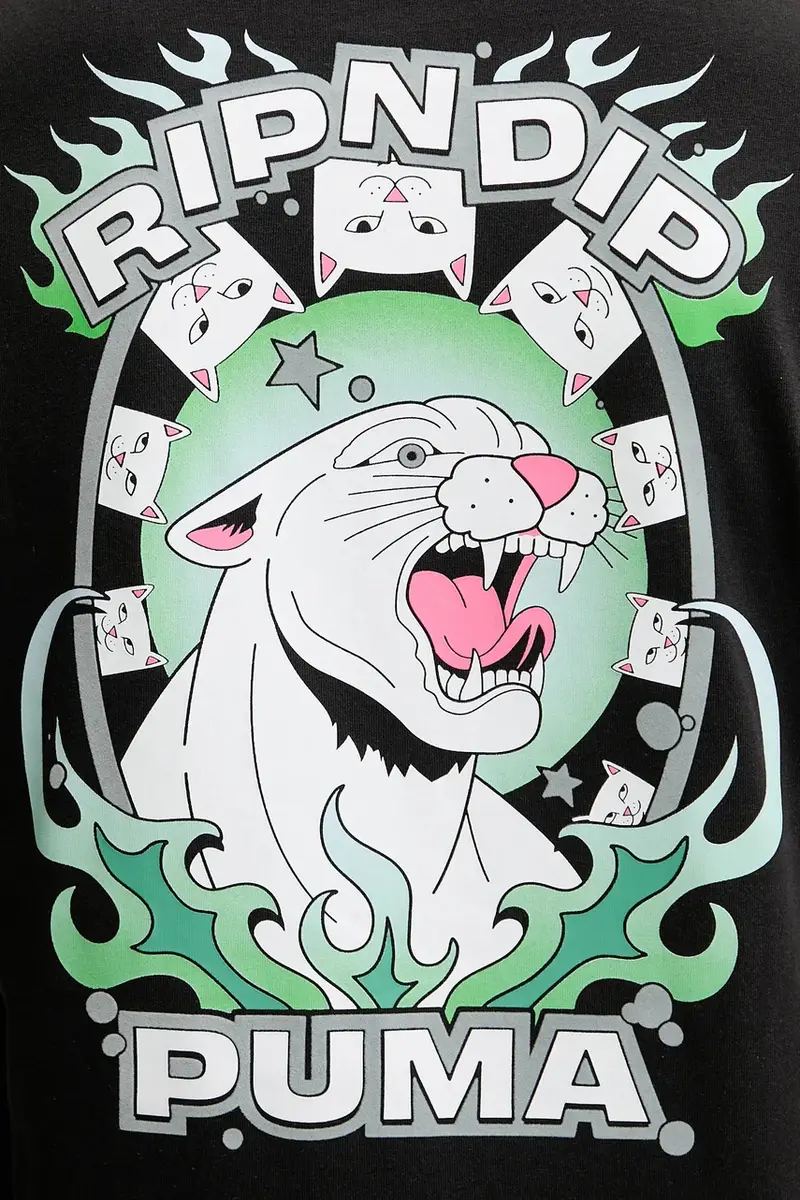 Puma T-shirt Uomo Nero 3649446 miniatura 5