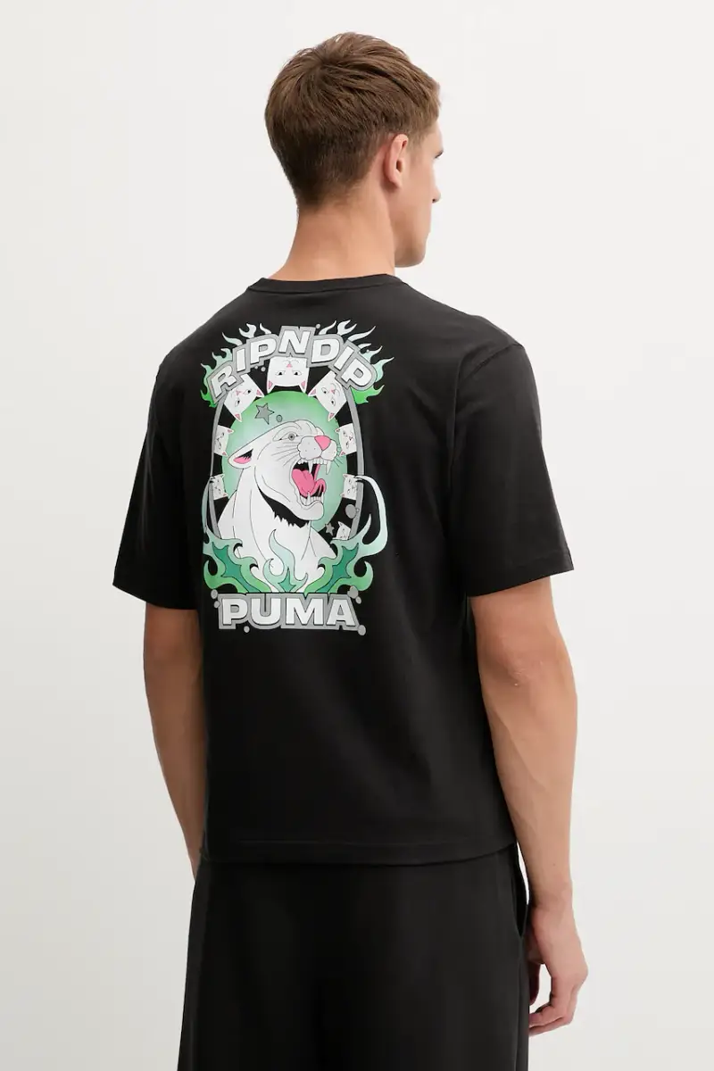 Puma T-shirt Uomo Nero 3649446