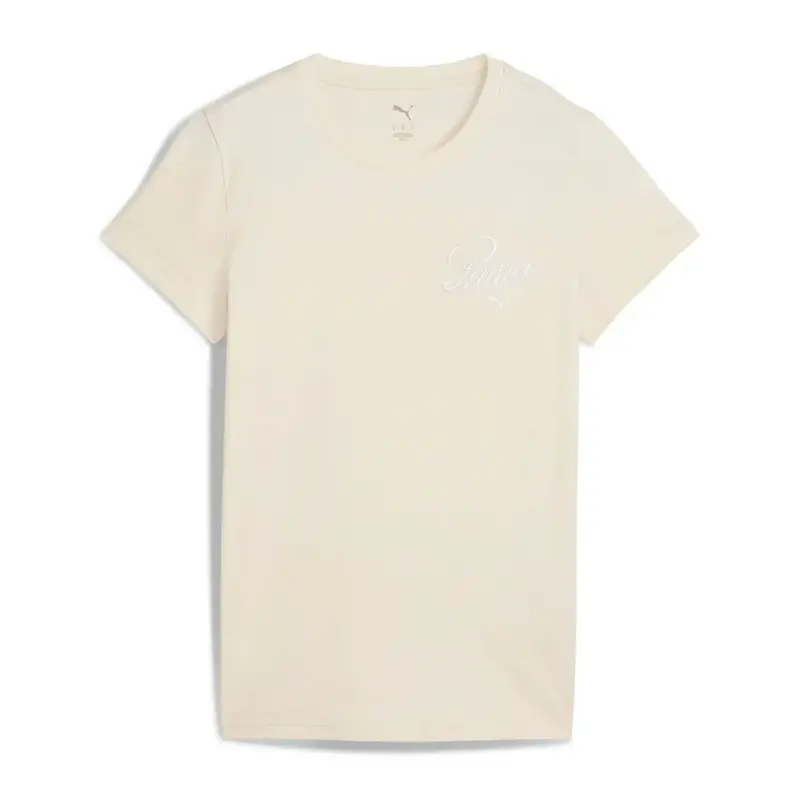 T-Shirt Logo Piccolo Bianco Donna XS