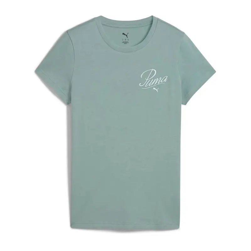 T-Shirt Logo Piccolo Salvia Donna XS