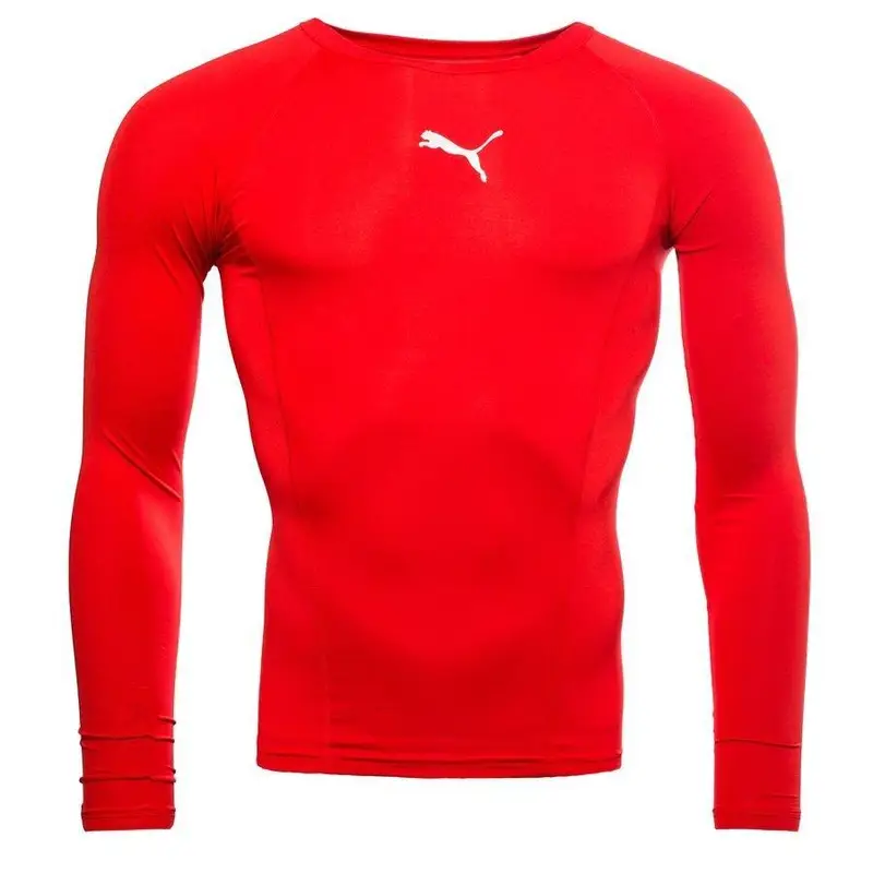 T-shirt maniche lunghe per bambini Puma Baselayer Rouge