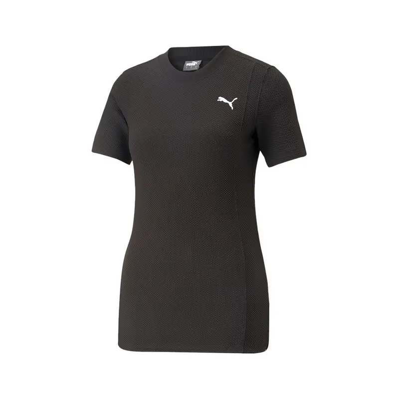 T-Shirt Piquet Nero Donna S