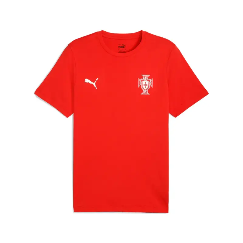 Puma T-shirt Portogallo Essentials Coupe du Monde 2026 Rouge