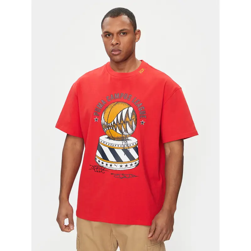T-shirt Showtime 624740 Rosso Regular Fit
