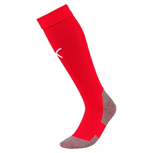 PUMA Team Liga Stirrup Socks Core, Calzino Men's, Rosso (Red/White), 2