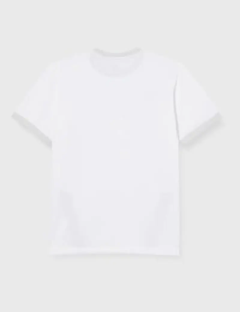 Puma Teamgoal 23 Jersey Jr, Maglietta Bambino, White/Gray Violet, 164 miniatura 3