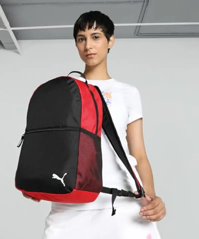 PUMA teamGOAL Backpack Core - Zaino Adulti unisex, Red Black, OSFA miniatura 3
