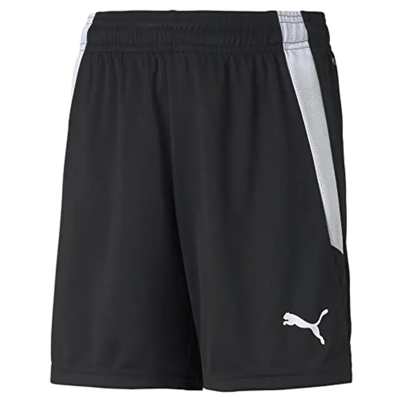 PUMA Pantaloncini teamLIGA Jr Unisex Bambini Nero 164