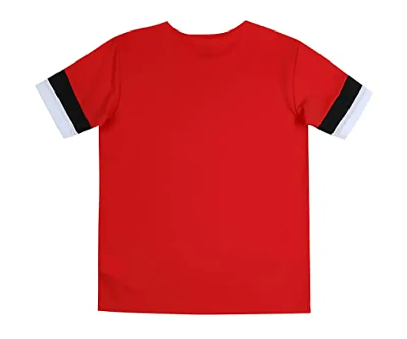 PUMA Teamrise Jersey Jr, Shirt Unisex - Bambini e ragazzi, Puma Red-Puma Black miniatura 2