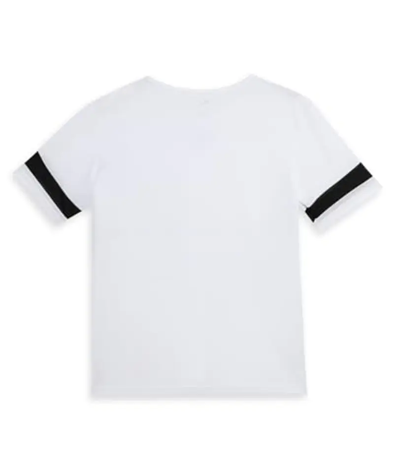 PUMA Teamrise Jersey Jr, Shirt Unisex - Bambini e ragazzi, Puma White-Puma Black-Puma White, 140 miniatura 2