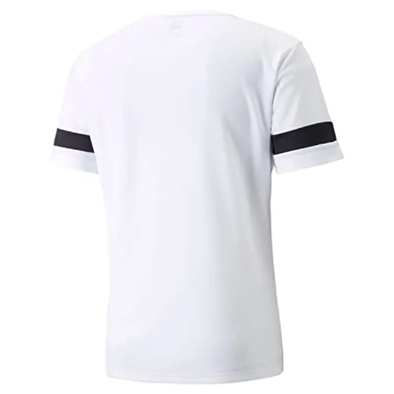 PUMA Teamrise Jersey Jr, Shirt Unisex - Bambini e ragazzi, Puma White-Puma Black-Puma White, 152 miniatura 2